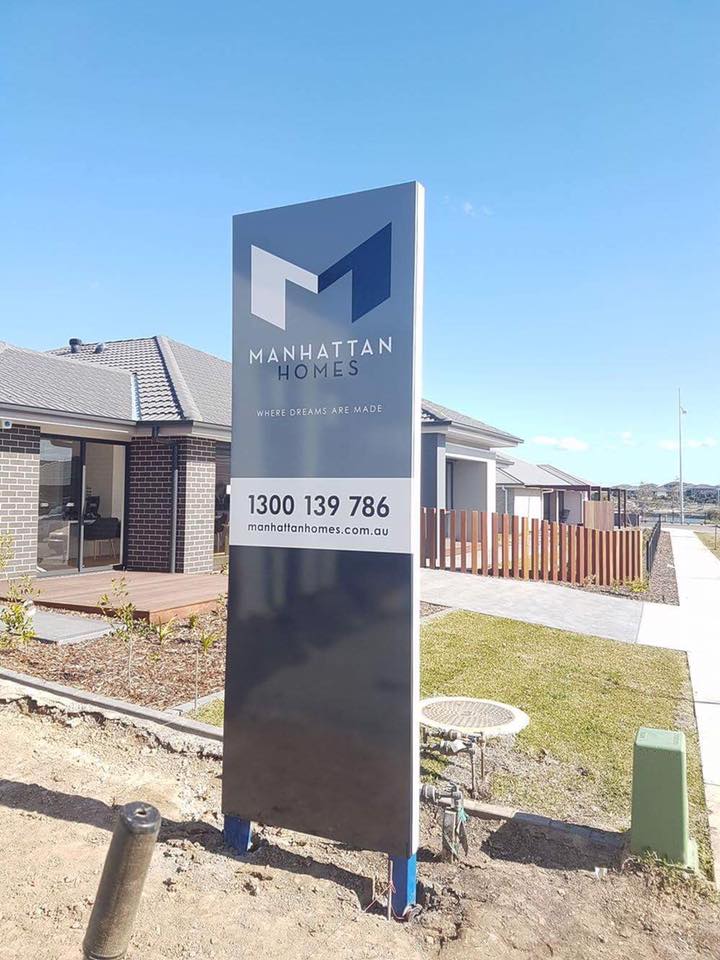Vertical Signs — Smeaton Grande NSW — Macarthur Signs & Graphics