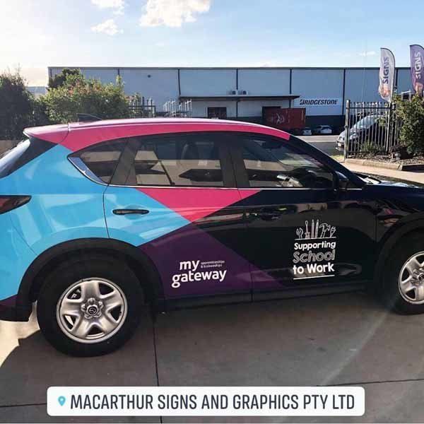 Colourful Car Prints — Smeaton Grande NSW — Macarthur Signs & Graphics