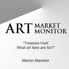 The art market monitor logo is a treasure hunt what art fairs are for ?