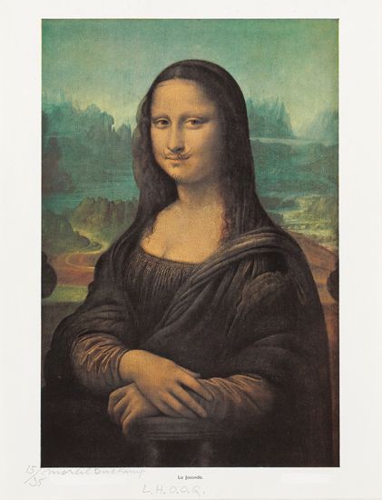 DUCHAMP
L.H.O.O.Q.