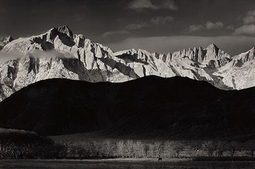 ADAMS
Winter Sunrise, Sierra Nevada from Lone Pine California