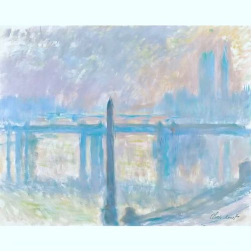 MONET
L’Aiguille de Cléopâtre et Charing Cross Bridge