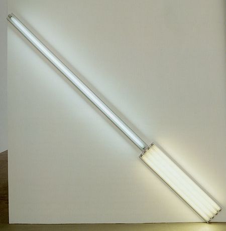 FLAVIN
alternate diagonals of March 2, 1964 (to Don Judd)
