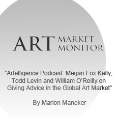 The art market monitor podcast is giving advice in the global art market.
