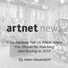 Art advisors tell us which artists you should be watching and buying in 2019.
