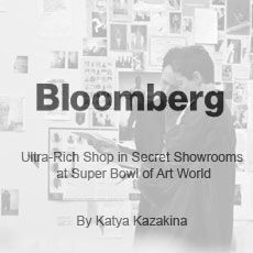 Bloomberg ultra-rich shop in secret showrooms at super bowl of art world