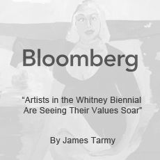 Bloomberg artists in the whitney biennial are seeing their values soar by james tarmy