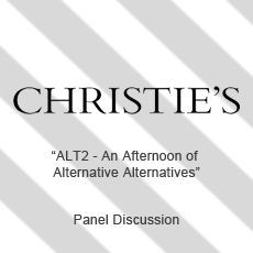 A black and white striped background with the words `` alt2 - an afternoon of alternative alternatives '' on it.