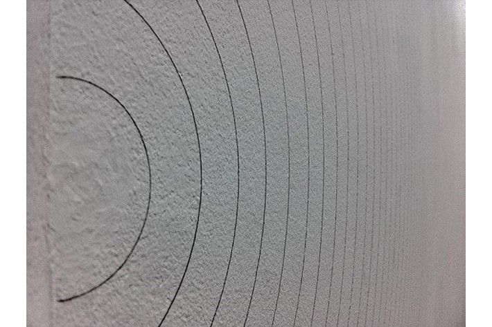 Sol LEWITT “Arcs for the midpoint of one side” 1973 (detail)