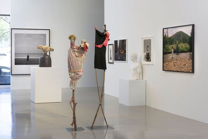 GALLERY ONE left to right - [wall] Carrie Mae WEEMS, [plinth] Simone LEIGH, [floor] Emmer SEWELL (2), [wall] Elizabeth CATLETT, Nona FAUSTINE, [plinth] Meta Vaux Warrick FULLER, [wall] LaToya Ruby FRAZIER, Xaviera SIMMONS