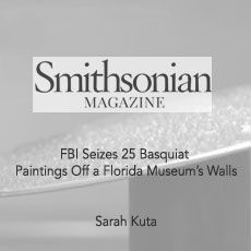 A black and white photo of a smithsonian magazine cover.