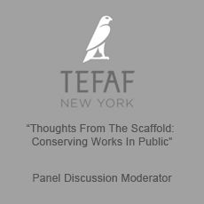 Thoughts from the scaffolding : conserving works in public panel discussion moderator