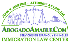 A logo for john martine attorney at law llc
