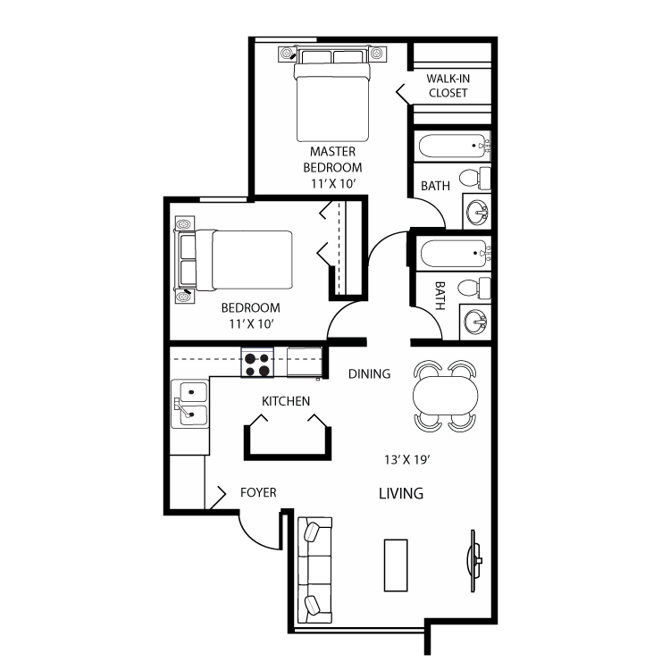 2 Bedroom