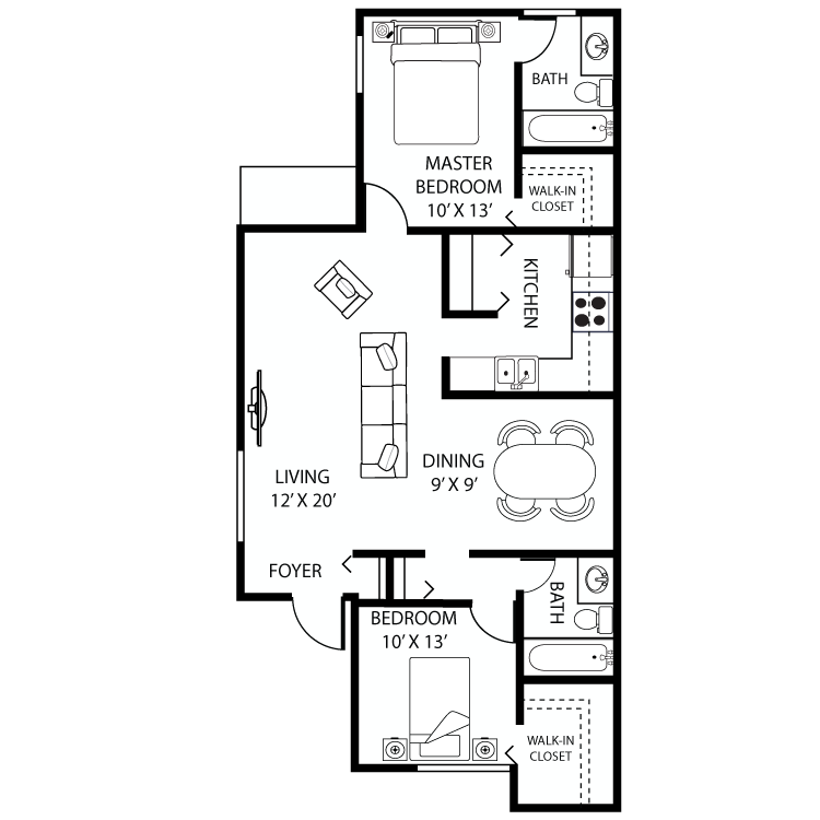 2 Bedroom