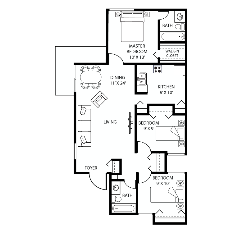 3 Bedroom