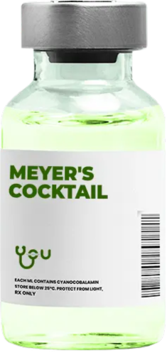 A bottle of meyer 's cocktail with a green liquid in it | You Health