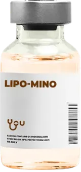 A bottle of lipo-mino is shown on a white background. | You Health