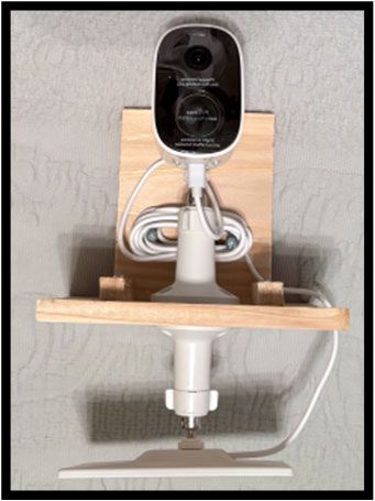Solar cam bird feeder with solar panel.
