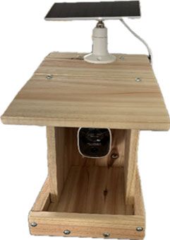 Solar camera bird feeder and observer