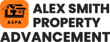 Logo: Alex Smith Property Advancement, orange square with house icon and "ASPA."