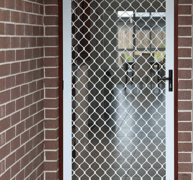 Diamond Grille Screen Door - Southern Gold Coast, QLD