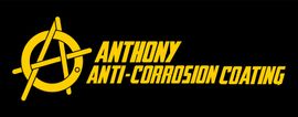 Anthony anti-corrosion coating logo on a black background