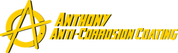 Anthony anti-corrosion coating logo on a black background