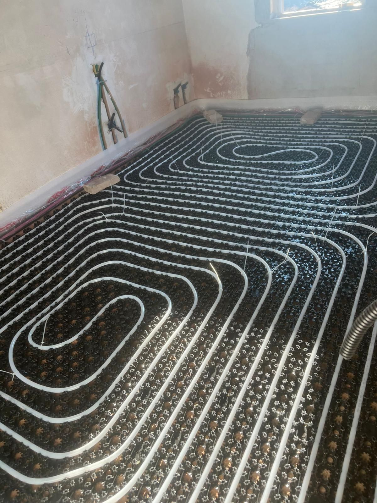 impianto riscaldamento a terra