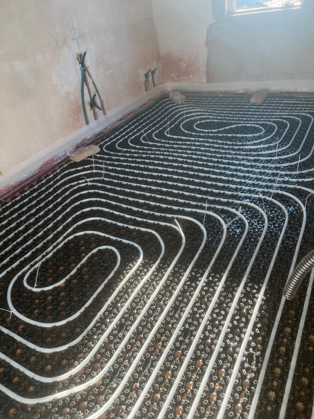 impianto riscaldamento a terra