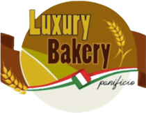  logo per luxury bakery con spighe di grano