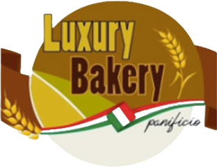  logo per luxury bakery con spighe di grano
