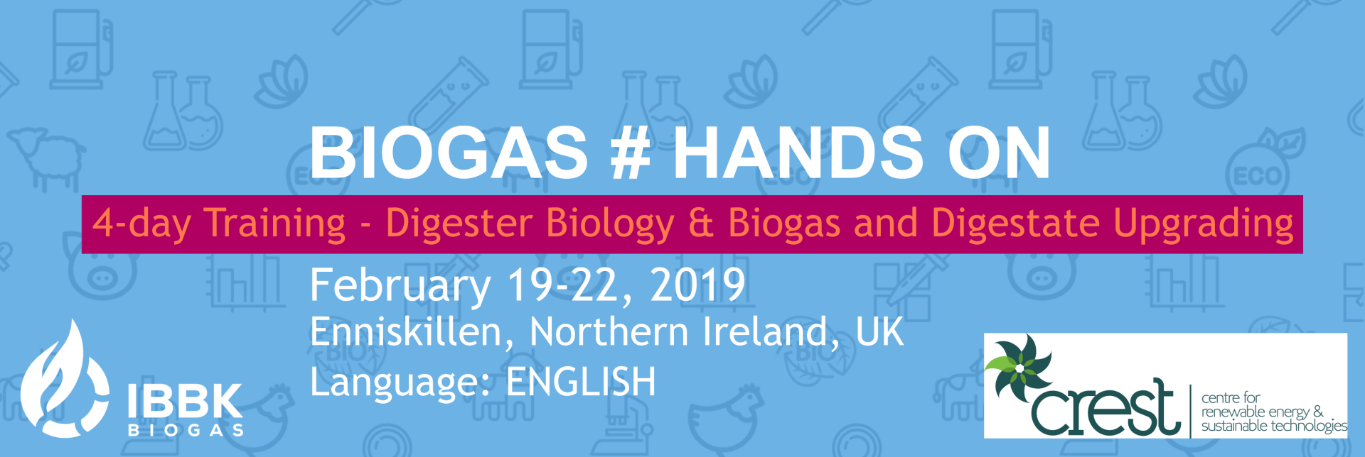 Biogas #Hands On Training - February 2019, Enniskillen, Northern Ireland