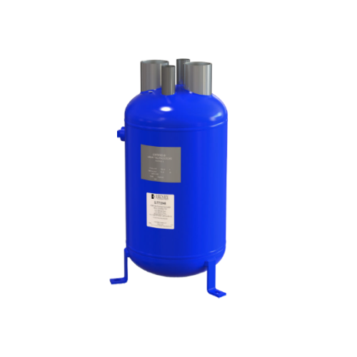 Blue, Cylindrical Pressure Vessel — Refrigeration & Air Supplies (South Coast) In Wollongong, NSW