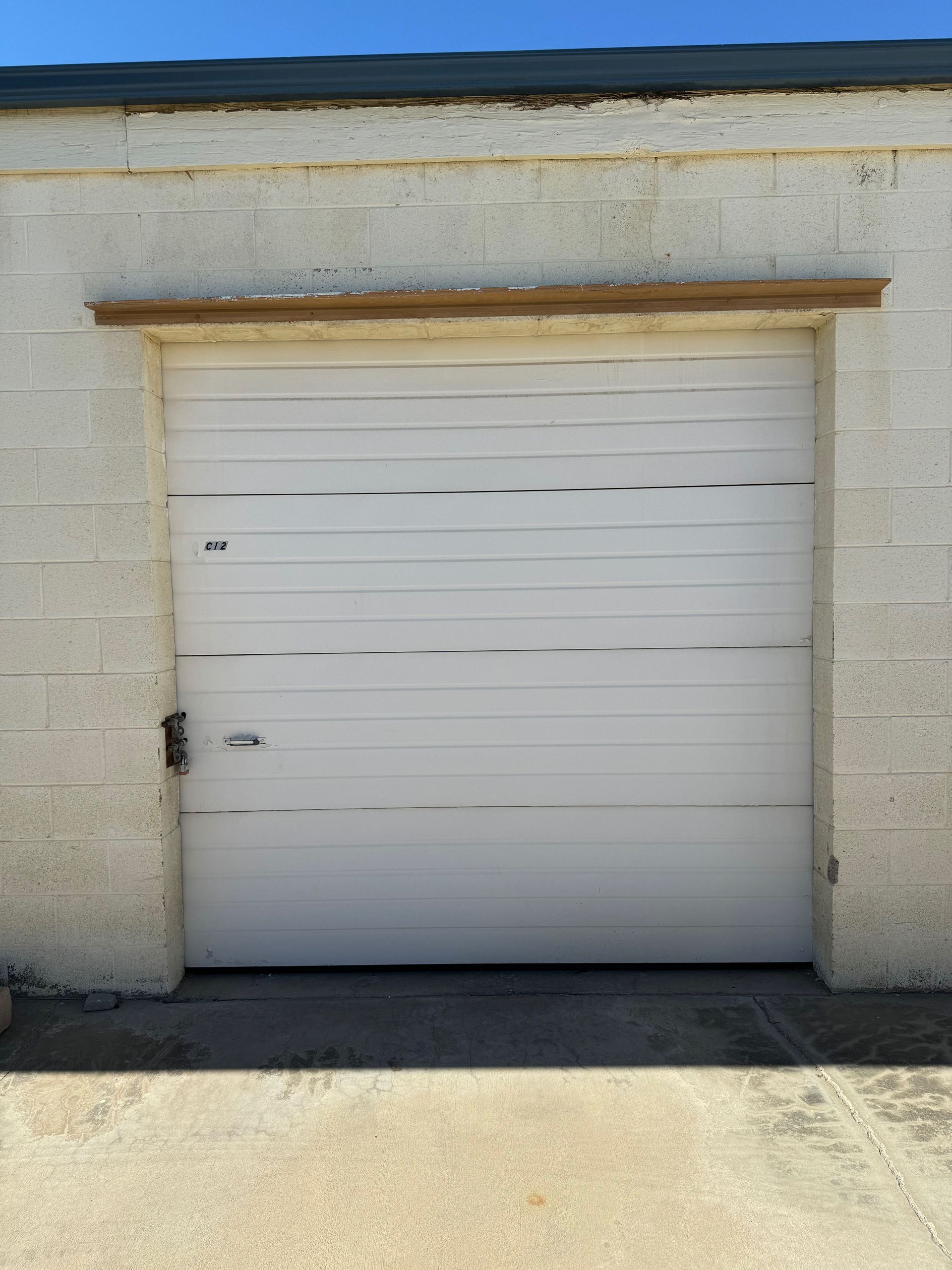 outdoor unit door