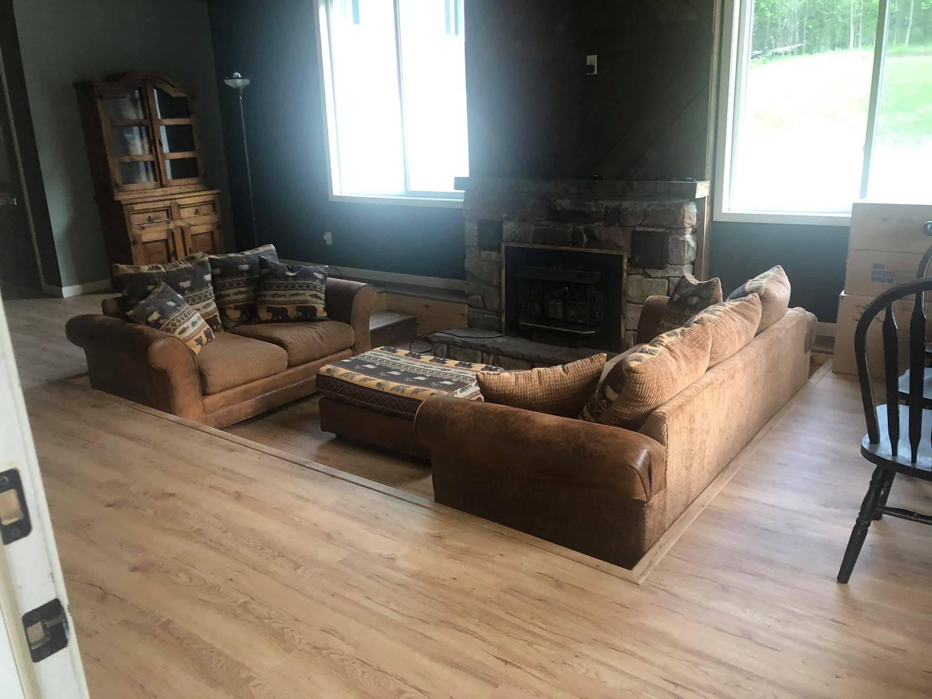 After Fireplace Improvement — Mansfield, OH — Tim's Mid Ohio Home Imp.