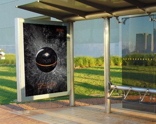 Lenticular Bus Shelters