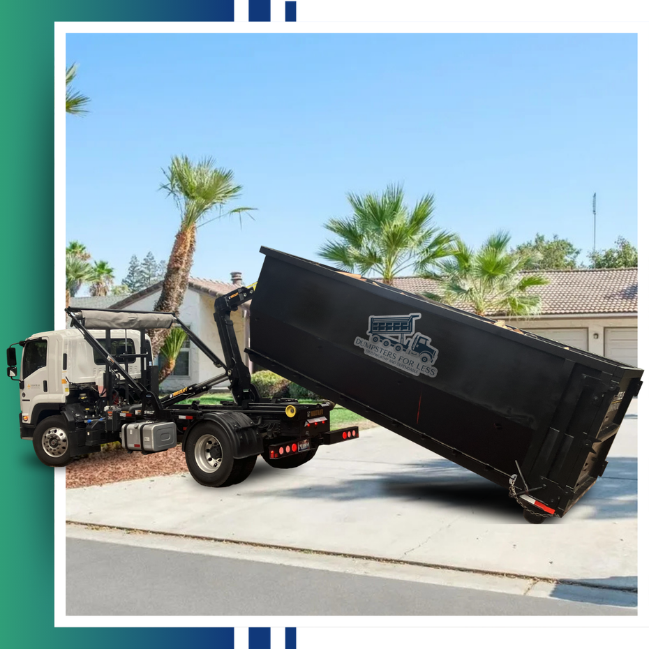Dumpsters for Less truck