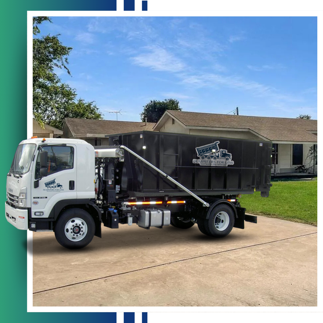 Dumpsters for Less truck