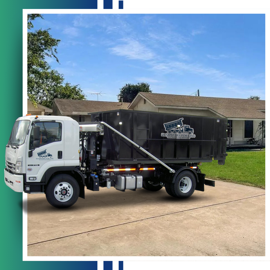 Dumpsters for Less truck