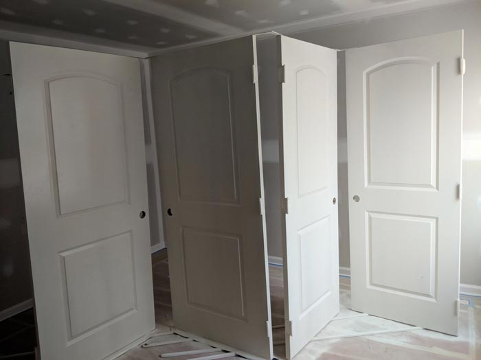 Painted Doors — Allentown, PA — Bob's Maintenance Contractor Inc