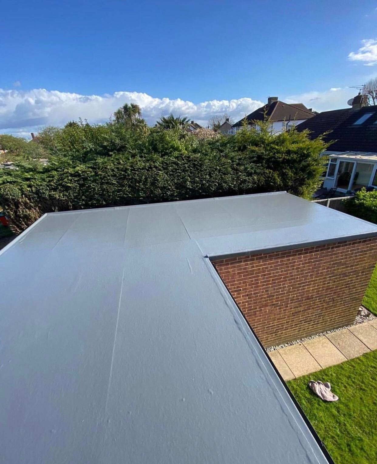 Fibre glass roofing