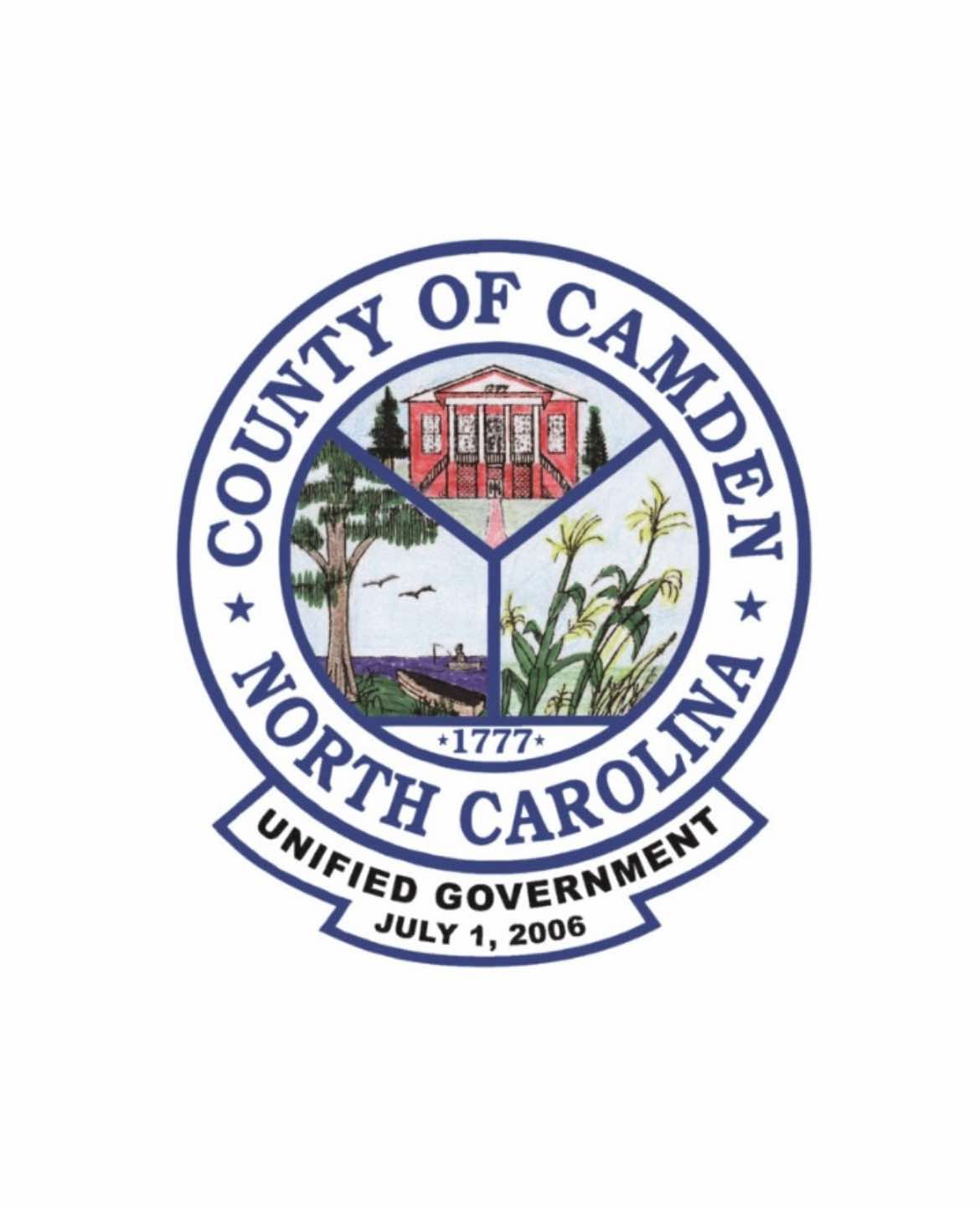 County of Camden NC Seal | Historic Albemarle Highway