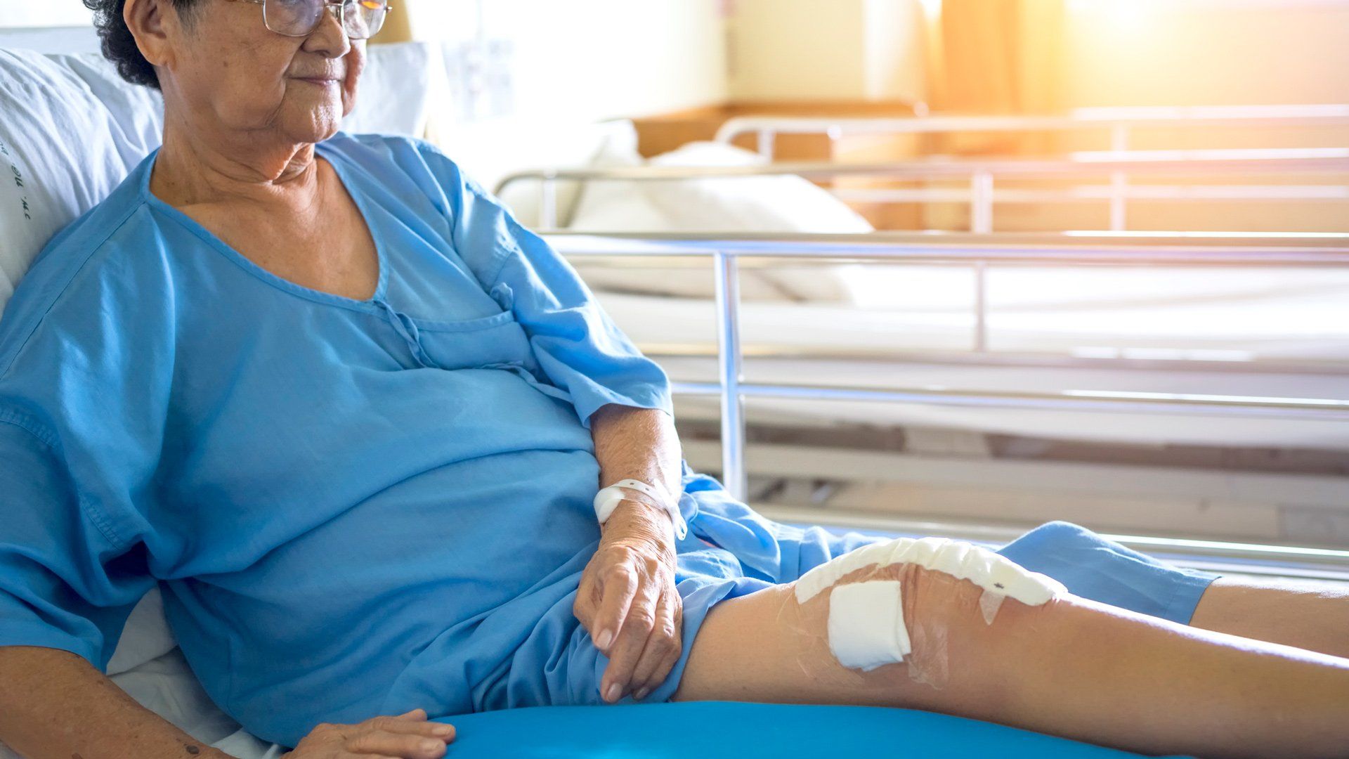 Old Woman Recovering from Joint Replacement Surgery — Lake Worth, FL — A Visiting Redi-Nurse