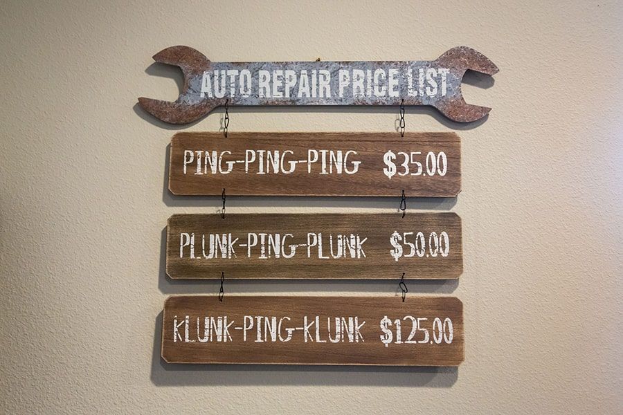 Prices | Reception | Crabtree Automotive, Inc