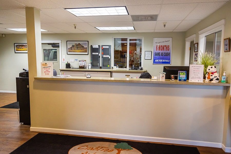 Reception Desk  Crabtree Automotive