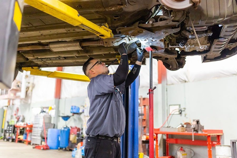 Mechanic Repairs Vehicle | Crabtree Automotive