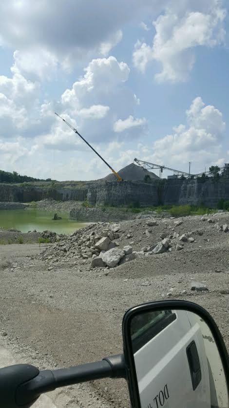 Crane Used on Construction Work — Columbia, TN — Industrial Contractors Inc.