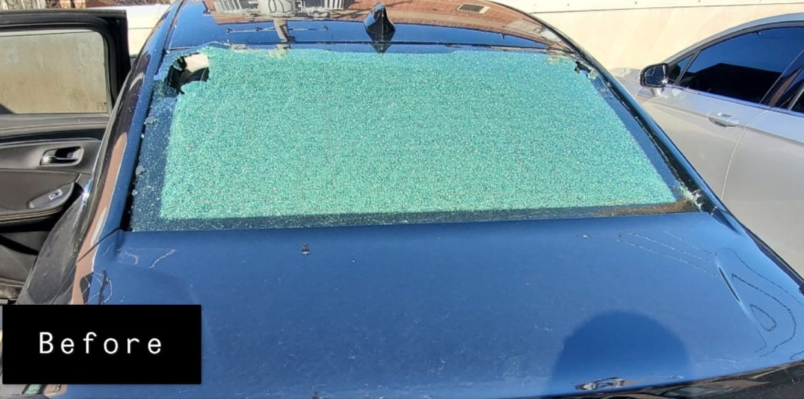 Before Auto Glass Repair — Orland Park, IL — Flash Auto Glass LLC