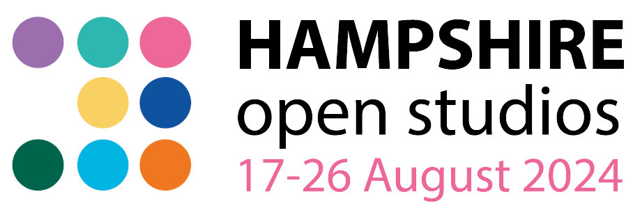 Hampshire Open Studios Logo and link to Hampshire Open Studios website.